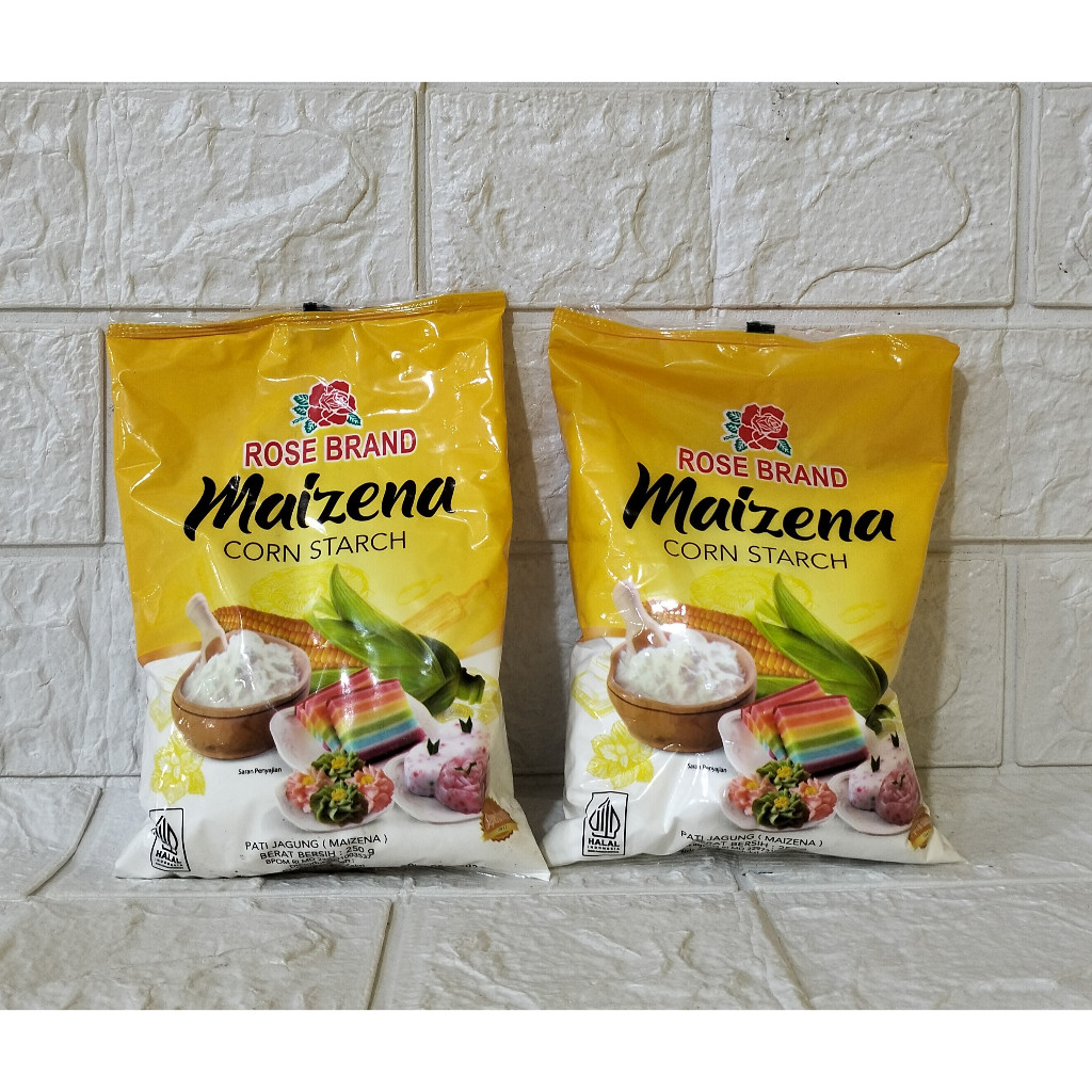 

Rose Brand Maizena Corn Starch 250gr Free Bubble Wrap dan Dus Tebal