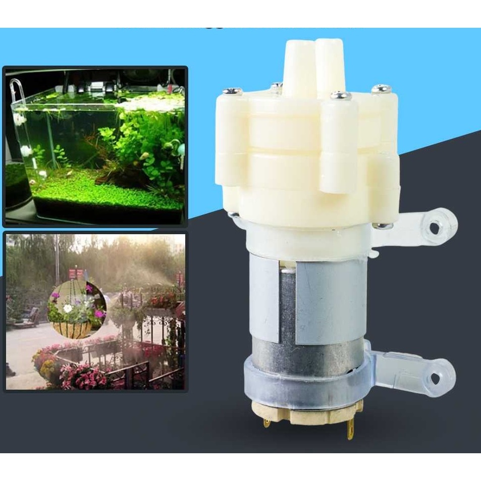 Pompa Air Mini Aquarium Ikan Fish Tank Water Pump 12 Volt