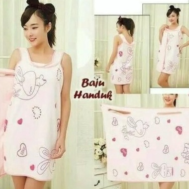 HANDUK BAJU DEWASA Motif ukuran dewasa Handuk Multifungsi Kimono Wearable Towel