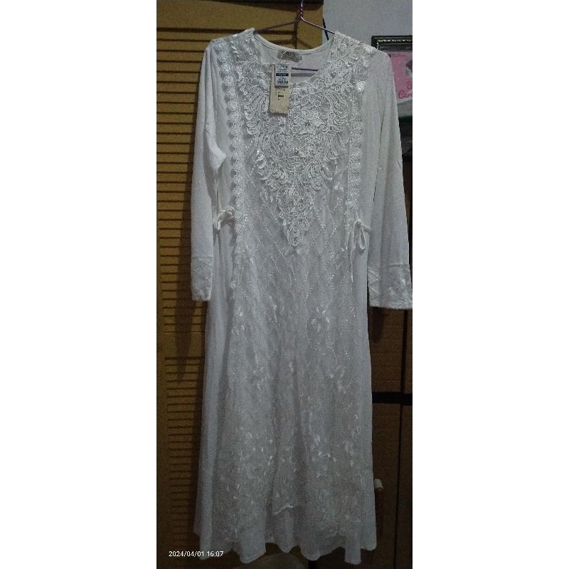 Gamis Putih Brokat Gamis Umroh