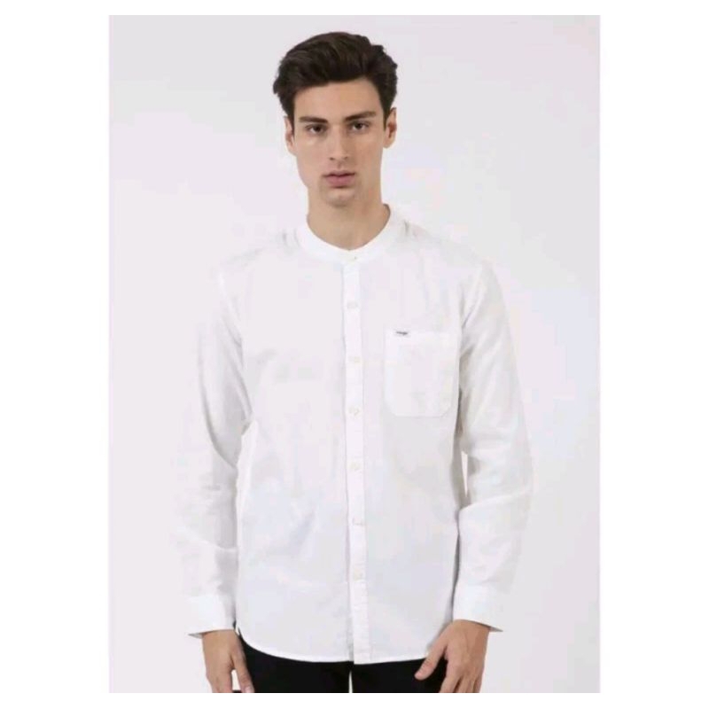 Kemeja Wrangler sanghai HAYDENSMCSC03P24 PUTIH