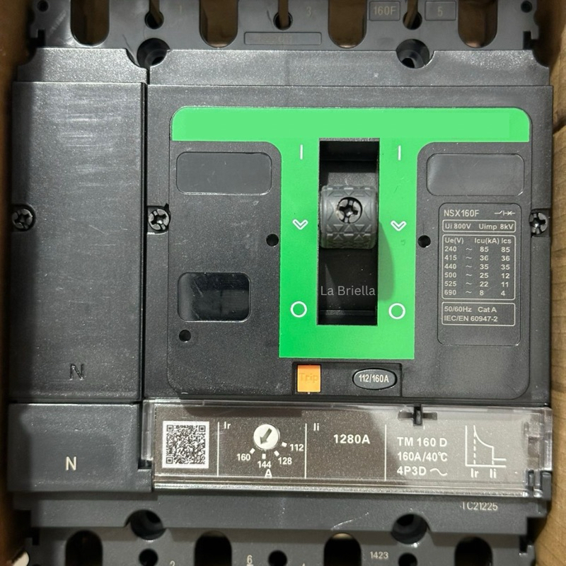 MCCB NSX100F 4p 100a 36ka NSX100 | LV429640 | C10F6TM100