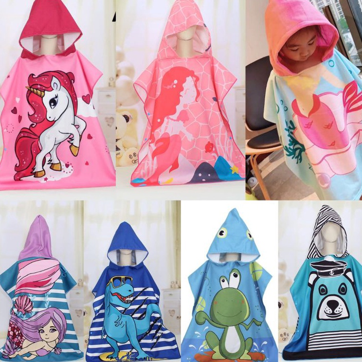 Terdepan HR3 HANDUK PONCO JUMBO 7CM X 15CM  HANDUK PONCO ANAK USIA 7T13T  HANDUK RENANG JUMBO HOODIE