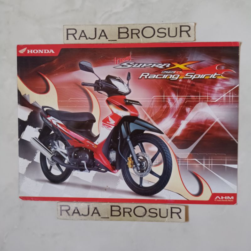 Poster brosur katalog flyer Honda Supra X 125R/Supra X 125 R 2007