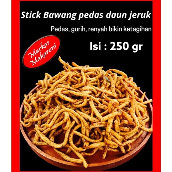 

Produk Stik bawang pedas daun jeruk 25gr