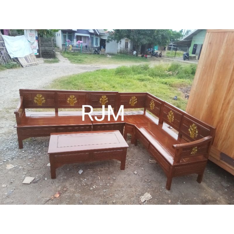kursi sudut kursi ruang tamu kursi jepara