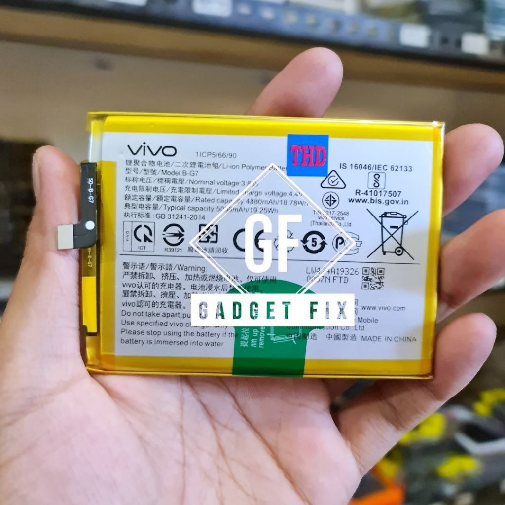 Baterai Batre Vivo B-G7 Original HP Vivo Y15 2019 Battery Batrei Pipo BG7