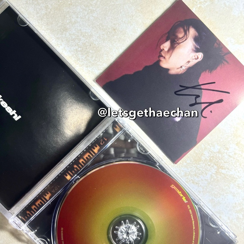 [SIGNED CD | BIG SALE] Keshi Gabriel Signed CD Insert Art Limited Edition Rare Album CD Only Inclusi