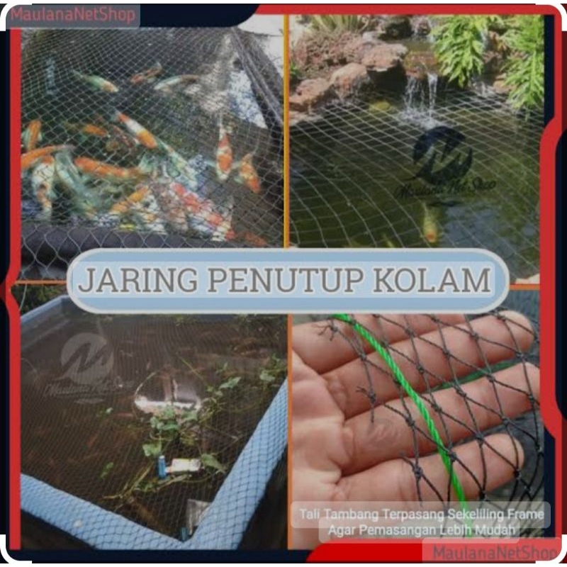 Jaring Penutup Kolam Ikan