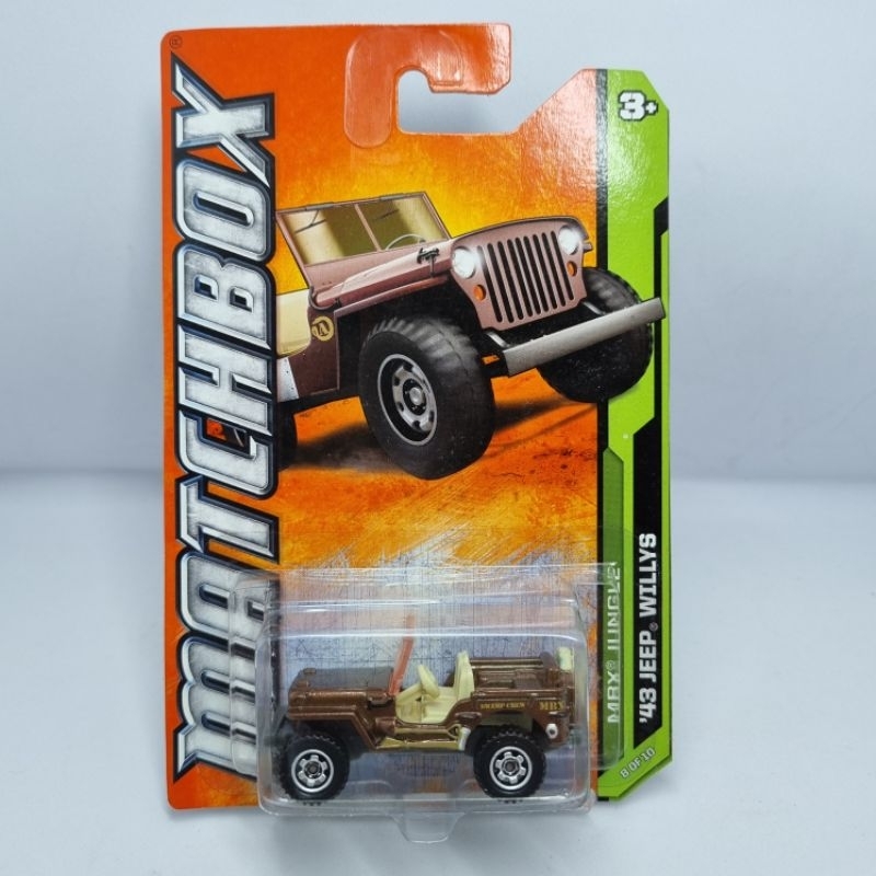 Diecast MATCHBOX 1:64 '43 JEEP WILLYS
