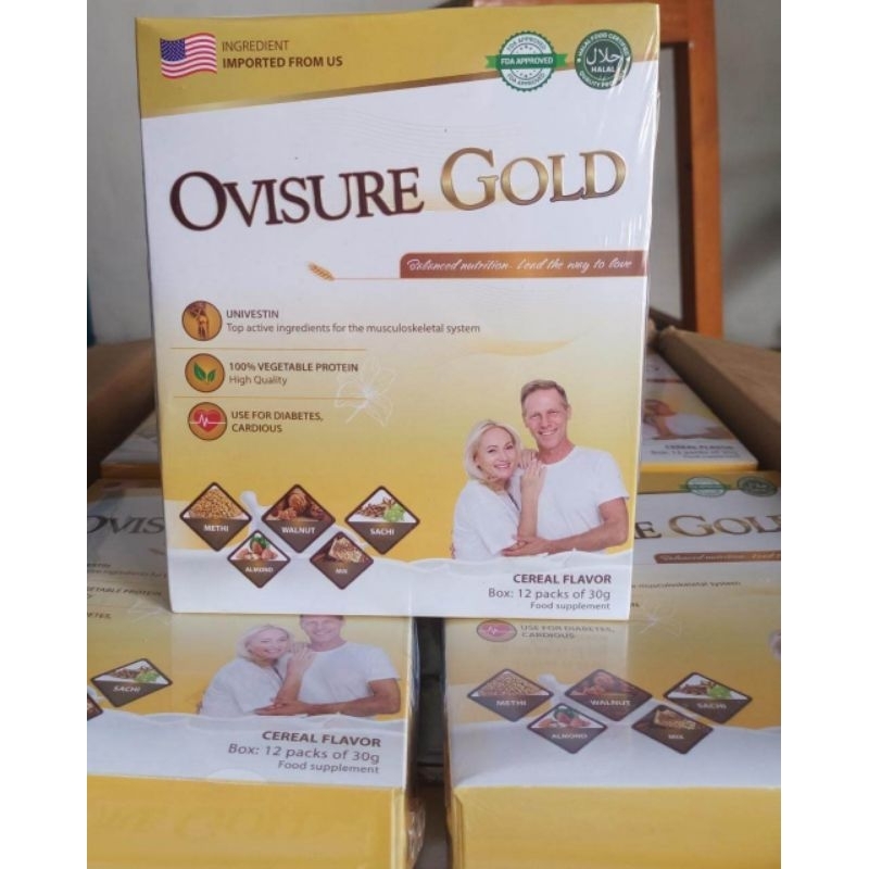 

1BOX_OVISURE GOLD MILK SUSU OBAT TULANG DAN SENDI YG SEHAT.