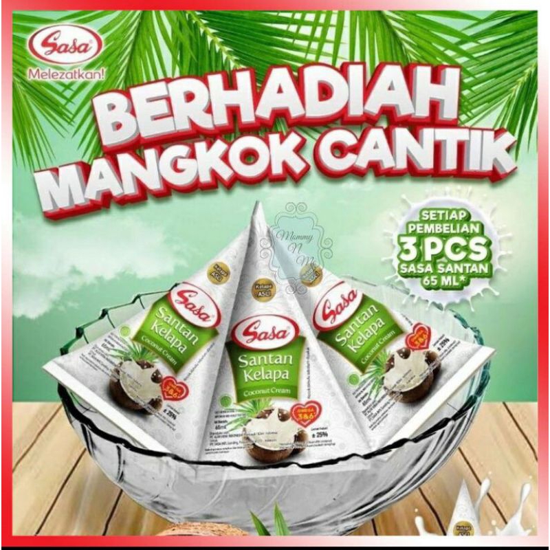 

Santen Sasa 65ml free mangkok
