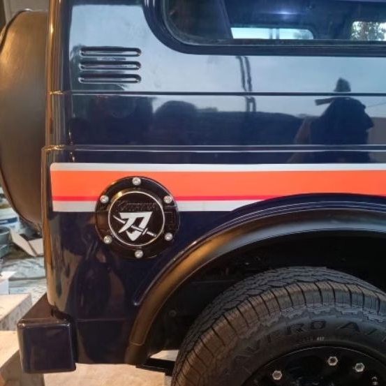 cover tangki jimny tutup tangki suzuki katana aksesoris tangki jimny katana