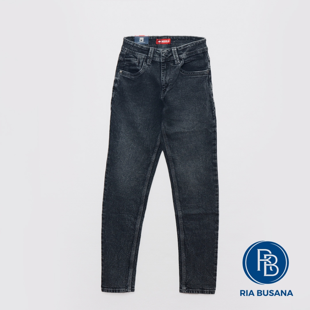 Ria Busana - Roxeld - Celana Jeans Dewasa Pria Abu Art. PPR73815LSL