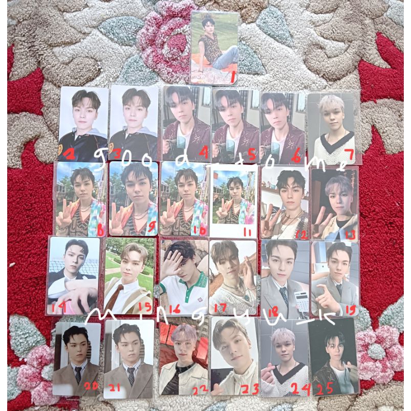 [ READY INA || FREE PC/MERCH OFFICIAL ] SEVENTEEN PC — VERNON ( FTS Dream FML Seventeenth Heaven Dic