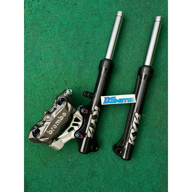 paket pengereman dan shock depan KYB Zeto jupiter jupiterZ fizR f1ZR vegaR set breket kaliper braket