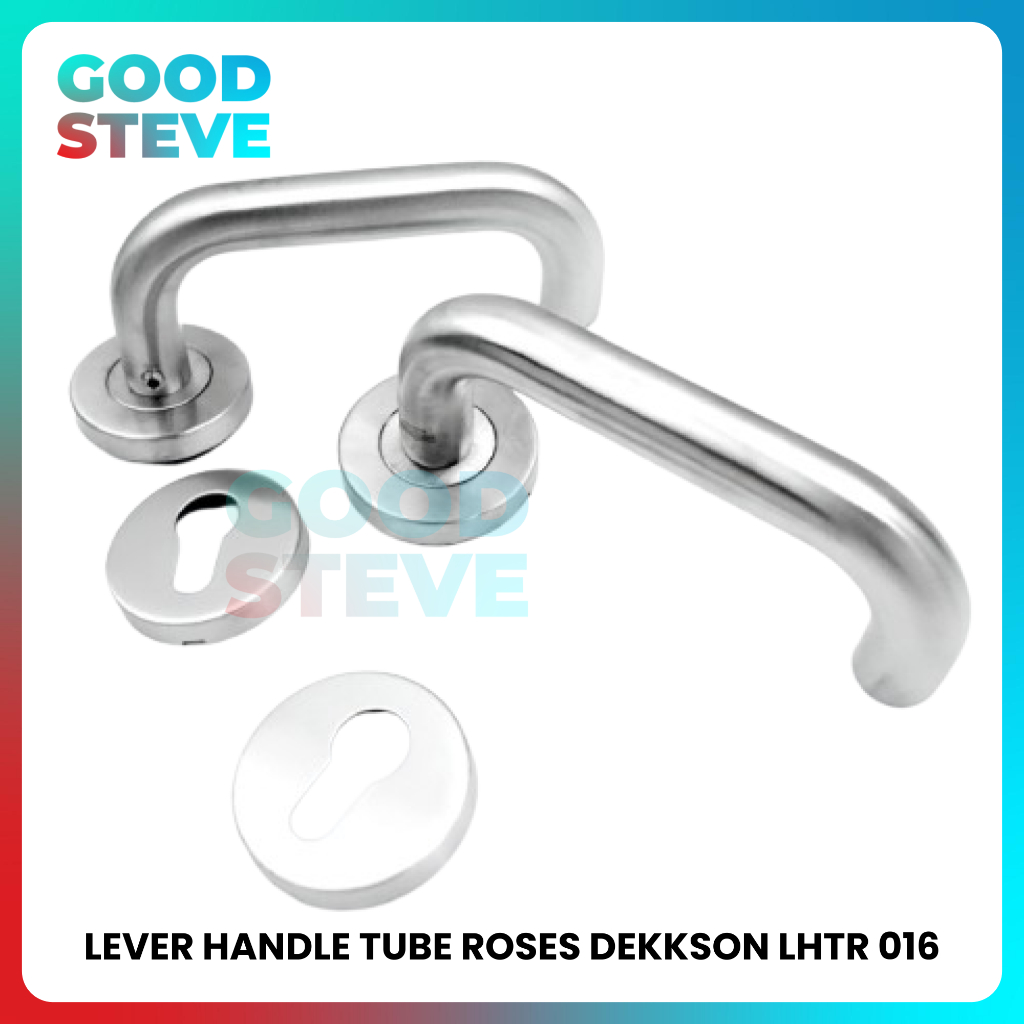 Handle Pintu Dekkson LHTR 016 19mm Lever Handle Tube Roses 016