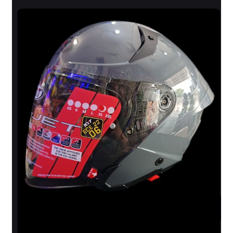HELM KYT TTR-JET SOLID KYT TTR-JET HALF FACE