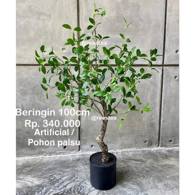 Tinggi 100cm Pohon Beringin / Pohon hias Palsu / Artificial plant