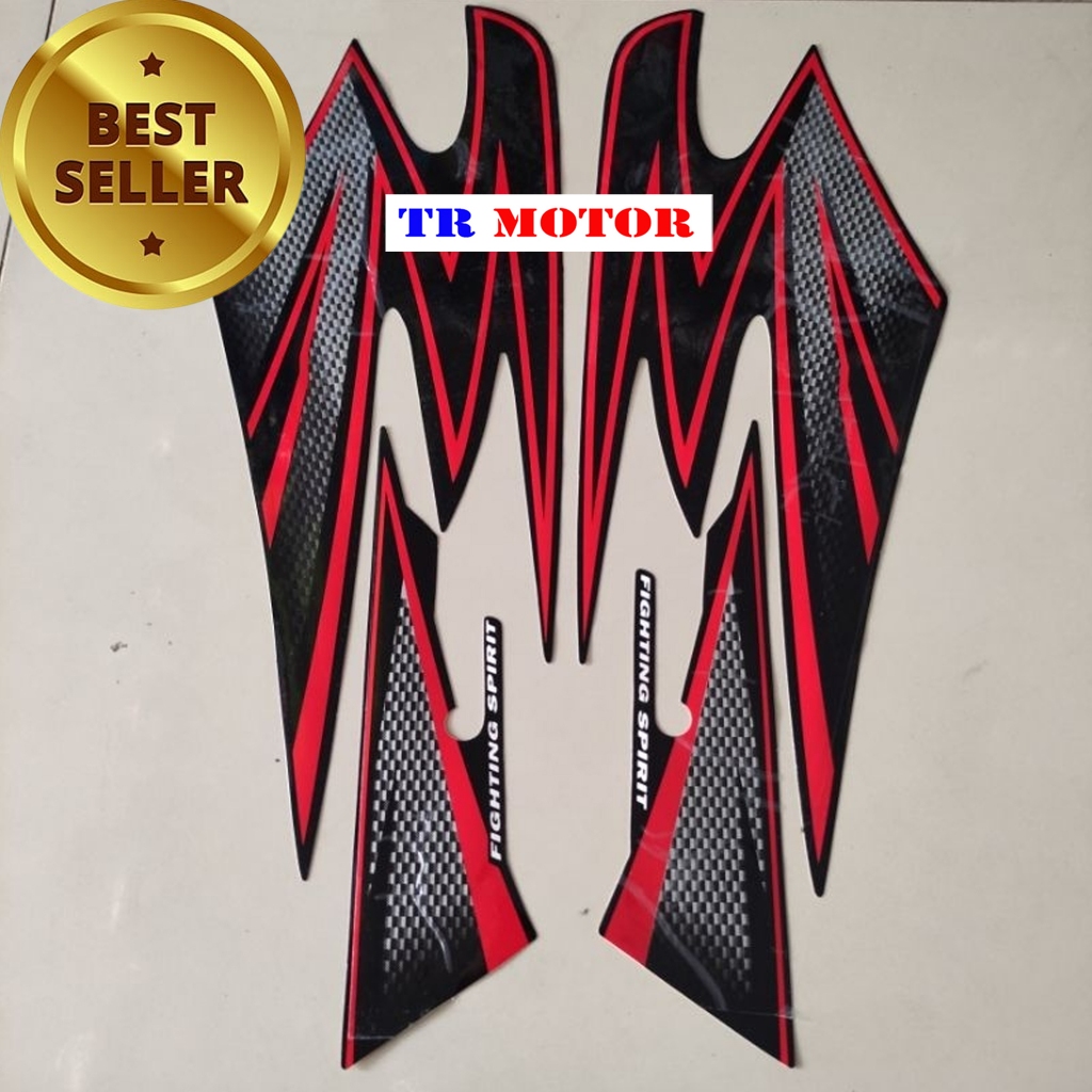Striping Stiker Polet List Motor Yamaha Rx King Tahun 2003 Rxking Lis Merah