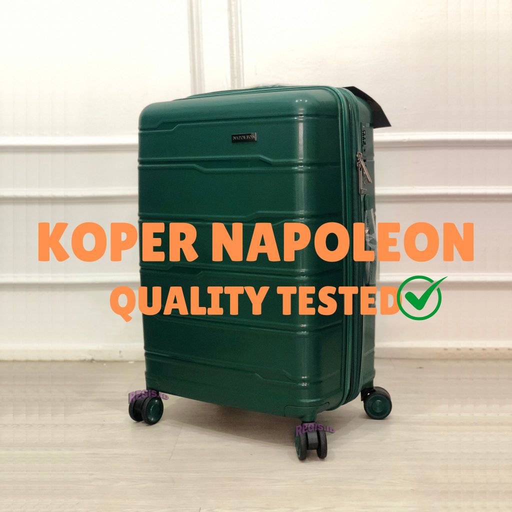 KOPER NAPOLEON 20inch 24inch ORIGINAL 100% PP LOCK 360° ANTI THEFT EXPANDABLE QUALITY TESTED