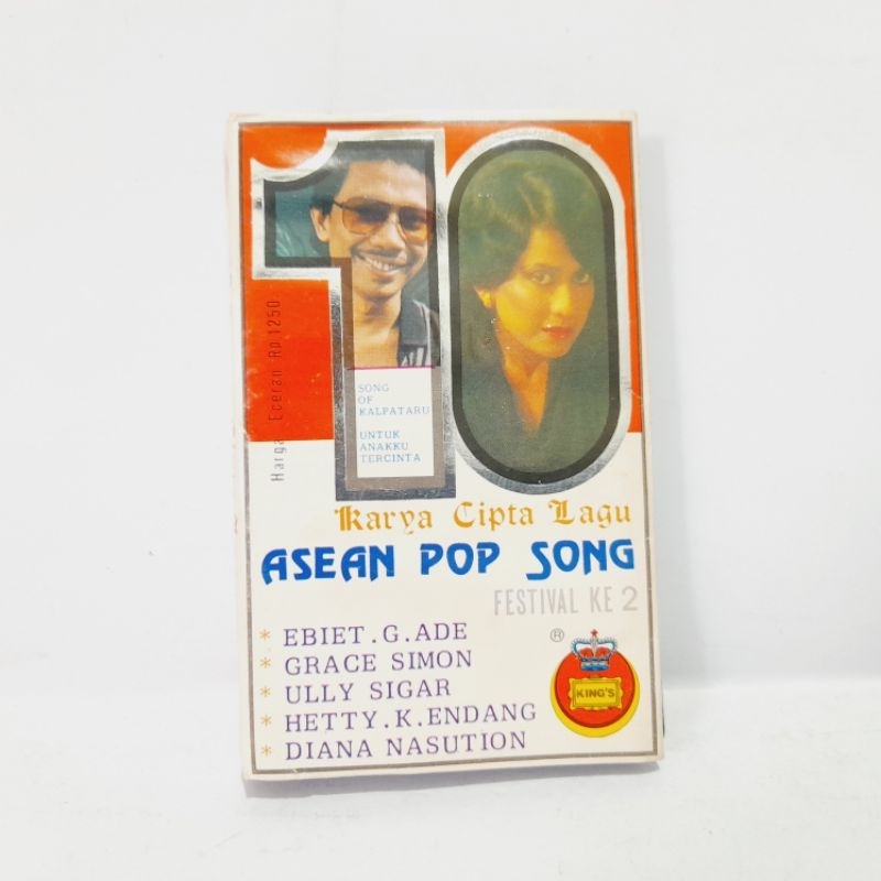 Kaset 10 Karya Cipta Lagu Asean Pop Song Festival ke 2 - Ebiet G Ade Grace Simon VA