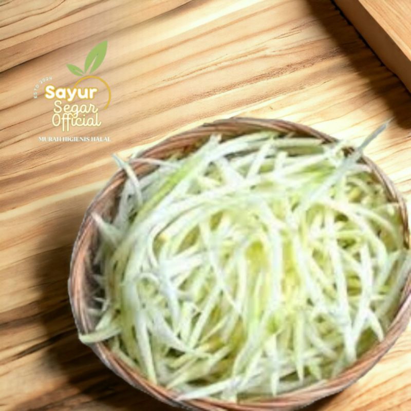 

Pepaya muda iris Segar 500gr- KIRIM INSTAN