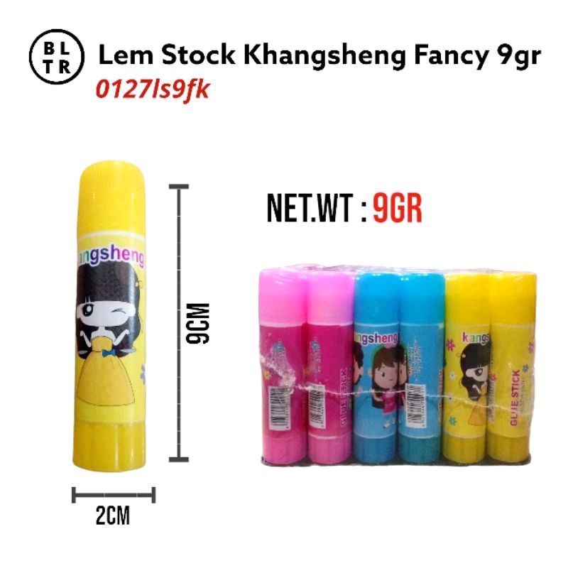 

PCS/Lem Kertas Stick Fancy Khangsheng 9gr (0127LS9FK)/NEW ORIGINAL