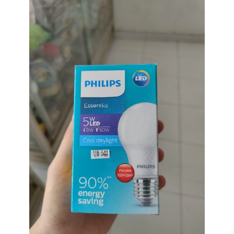 LAMPU PHILIP LED 5 WATT ORIGINAL