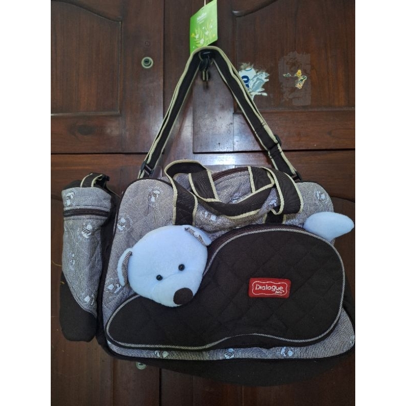 tas bayi lengkap tempat botol asi minum dialogue