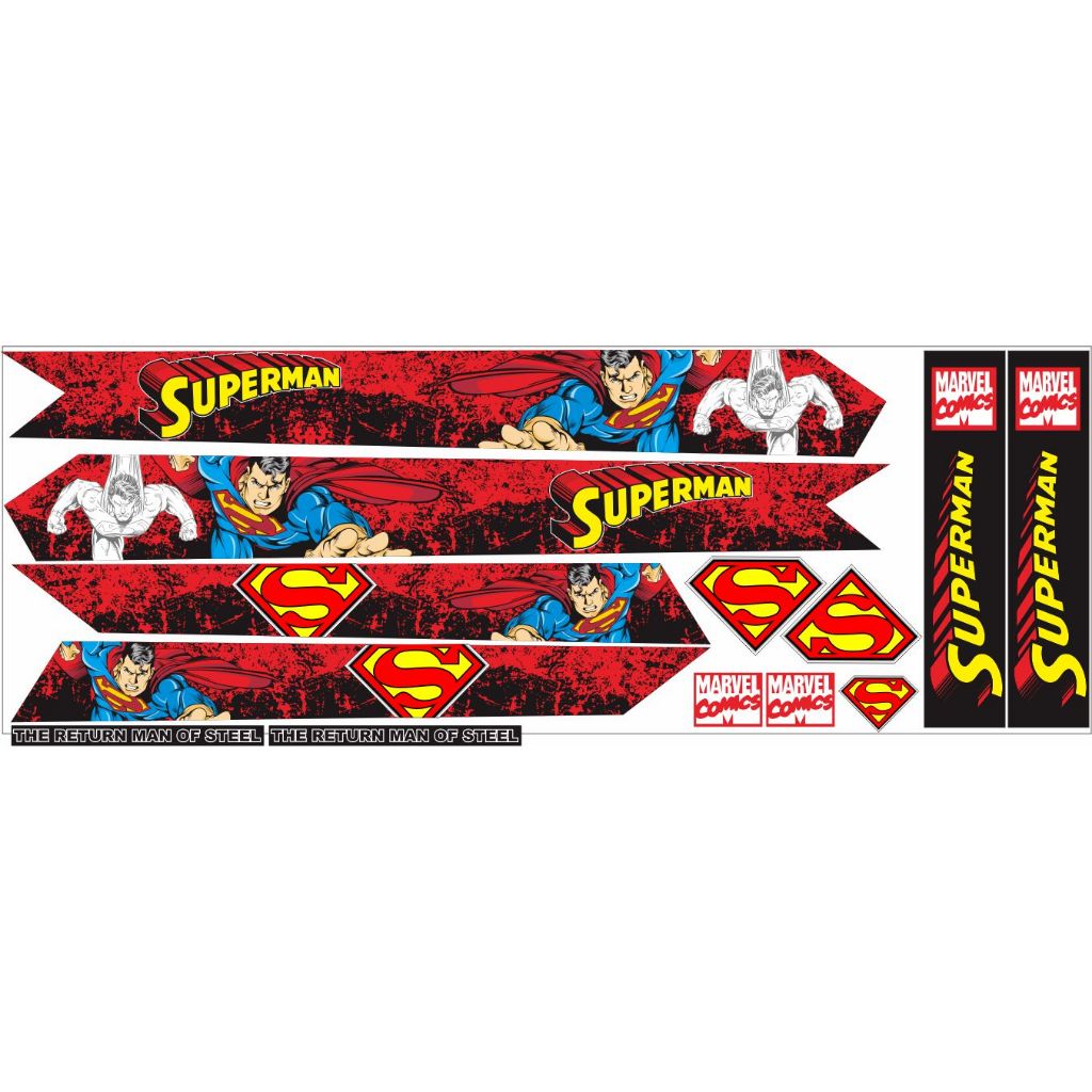 STRIPING SEPEDAH VARIASI / STRIPING STICKER SEPEDAH BMX ANAK VARIASI