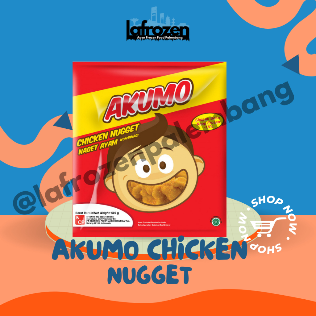 

AKUMO CHICKEN NUGET/AKUMO NUGET/AKUMO NAGET/NAGET AYAM/AKUMO