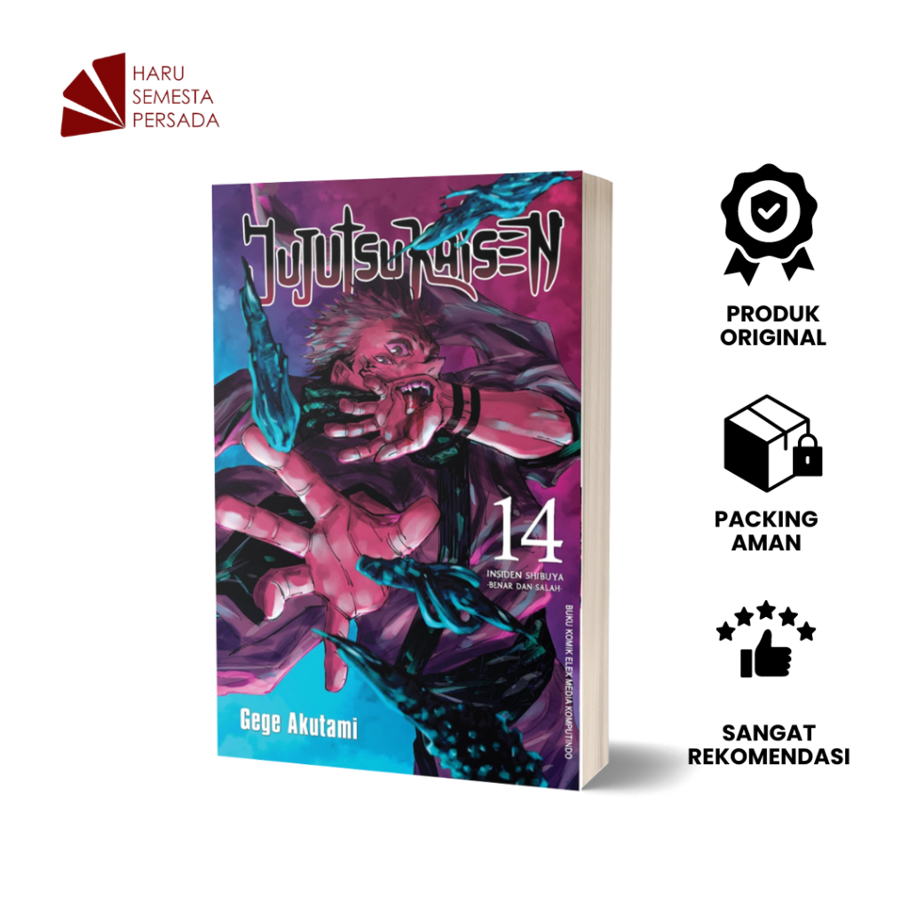 KOMIK JUJUTSU KAISEN 14 - Gege Akutami - Elex