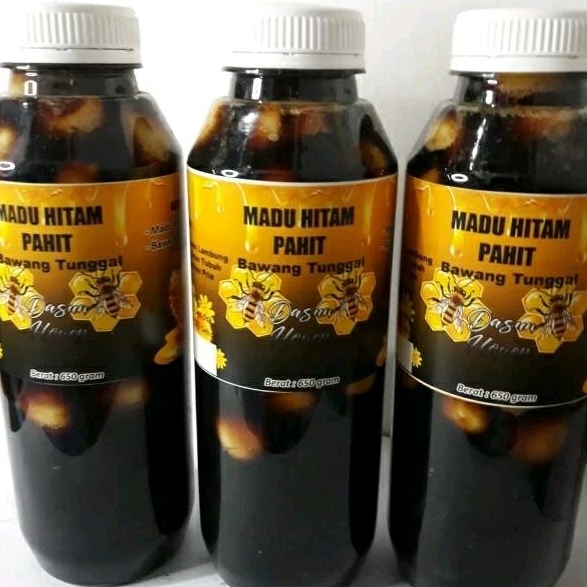 

madu hitam pahit bawang tunggal 650 gram