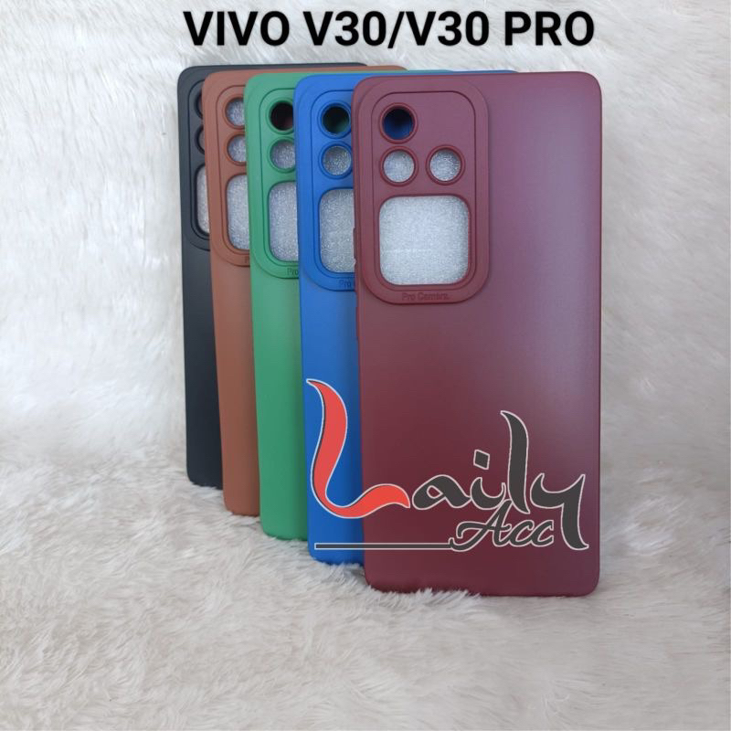 SoftCase Macaron Case Vivo V30/ V30 Pro Silikon Terbaru