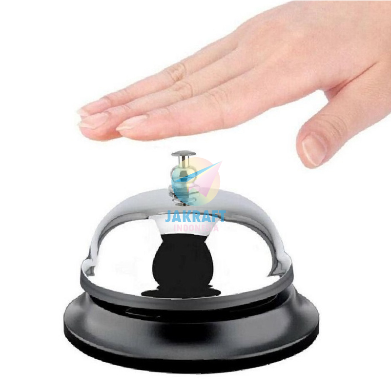 

(1 Pcs) Bel Panggil Bel Meja Call Bell JOYKO BL-901 Stainless Perak Silver Polos Seperti SDi Receptionist Kitchen