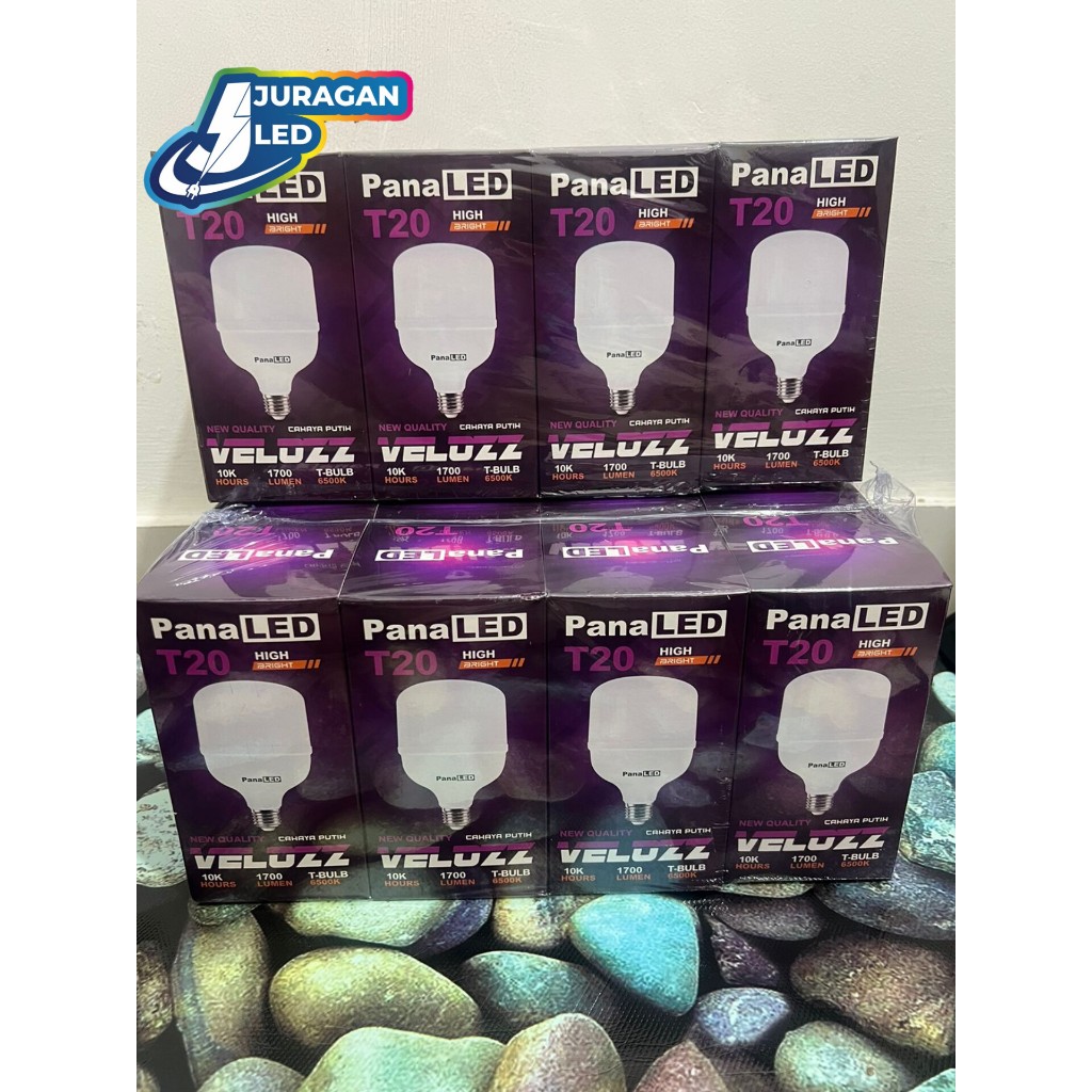 Paket Grosir Lampu Led PANALED VELOZ 20 Watt ISI 10Pcs Cahaya Putih Lampu Led Bulb