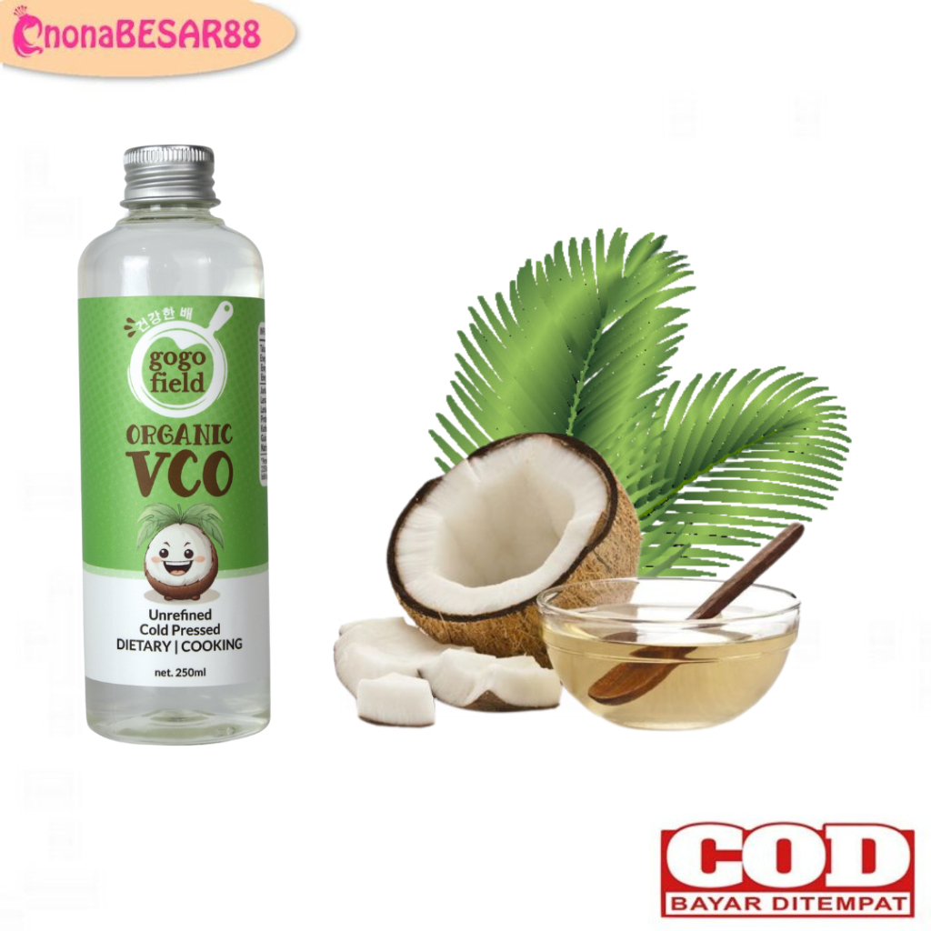 

Gogofield VCO Organic 100ML / Minyak Kelapa Organik Coconut Oil