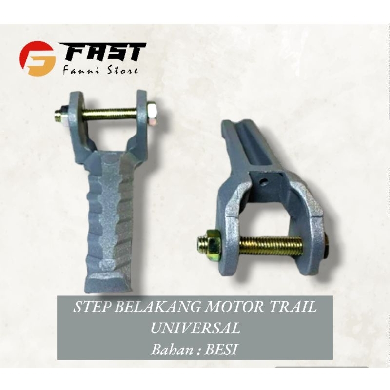 STEP BELAKANG ALL MOTOR TRAIL CRF KLX D TRACKER