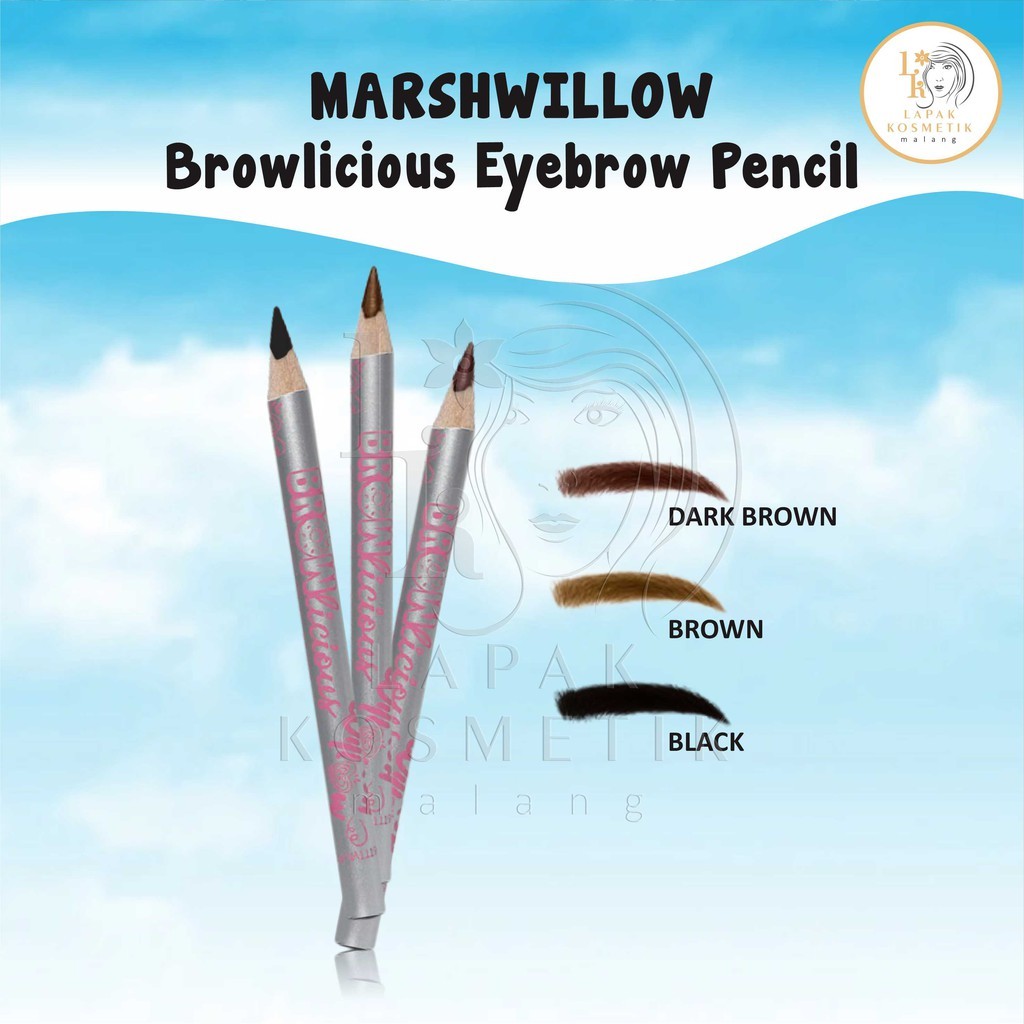 Marshwillow Eyebrow Pencil - Marshwillow Browlicius Pensil Alis