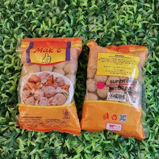 

Mak'e Bakso Super Ori Berat 500 gr - Isi 50 Pcs