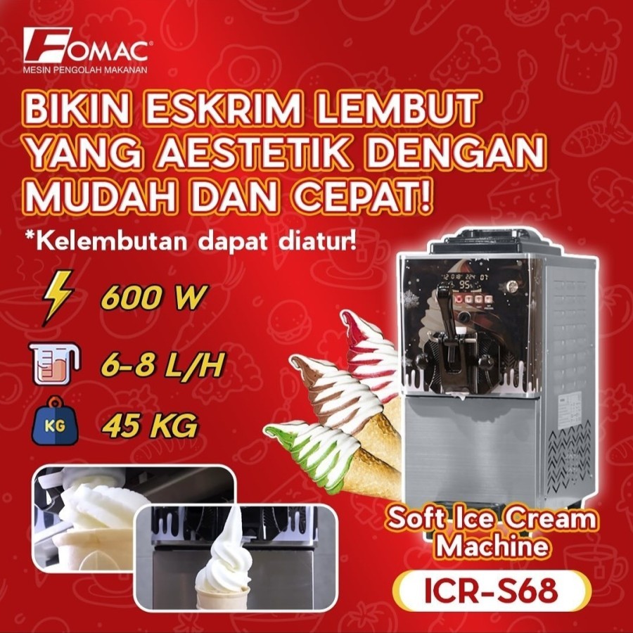 Mesin es krim mini FOMAC ICR-S68