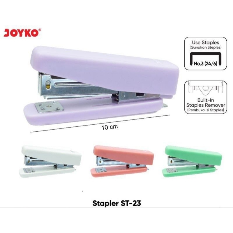 

Stapler Pastel Besar Joyko ST-23 (1pcs)