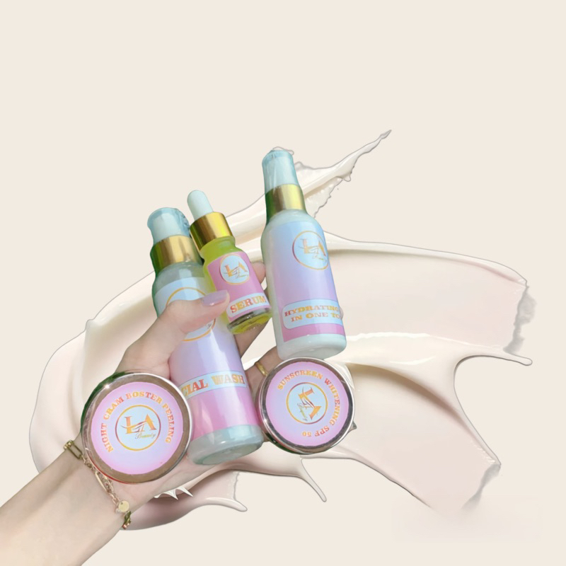 Skincare whitening La Beauty [free parfum 30ml pembelian 1 pket]