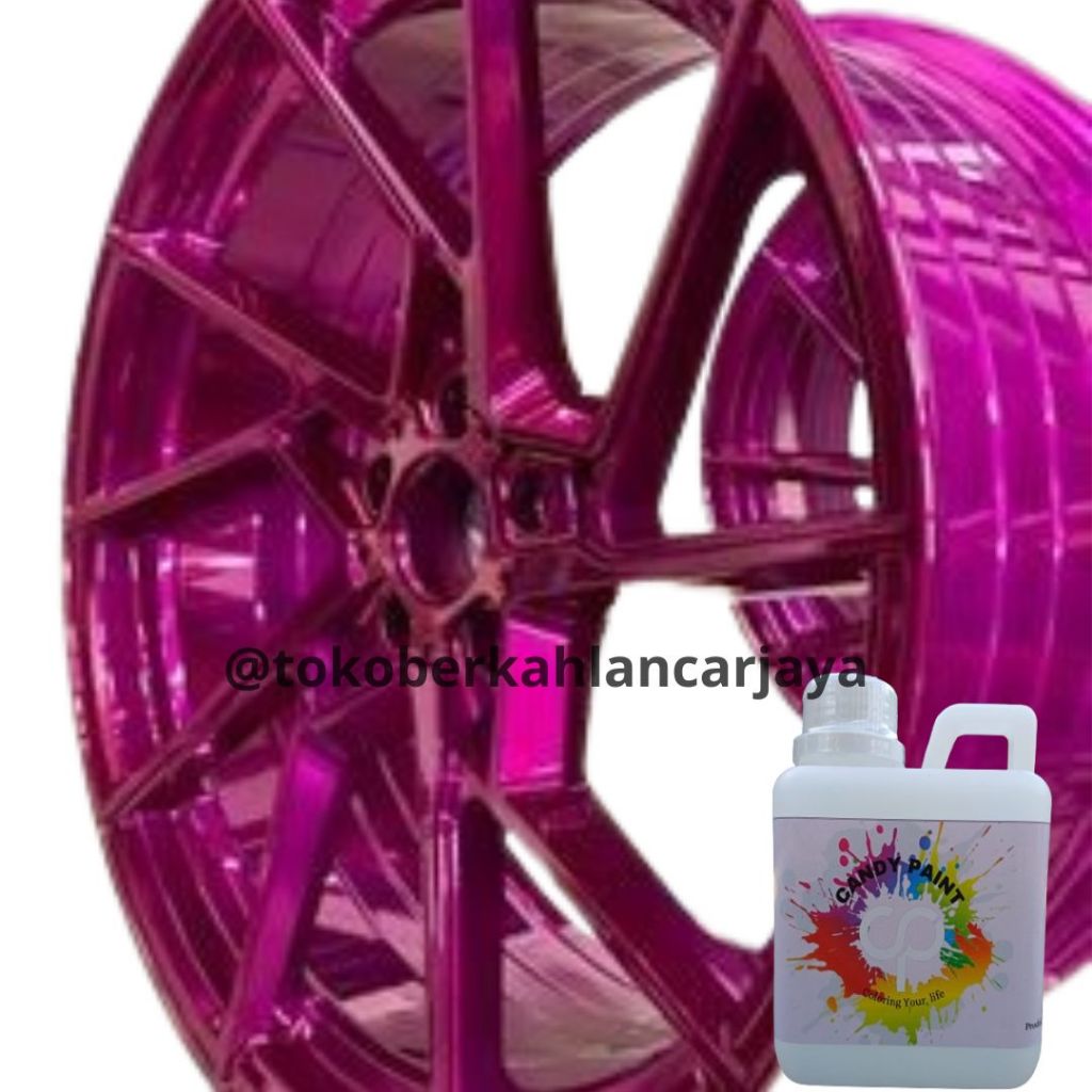 (OLES) 500 ML CANDY PAINT Cat Chrome Candy Paint Cat Pelapis Velg Candy Chrome Cat Oles Chrome Candy