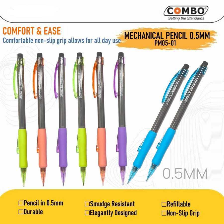 

Combo Pensil Mekanik 0,5mm / Pensil mekanik /Mechanical Pencil PM05