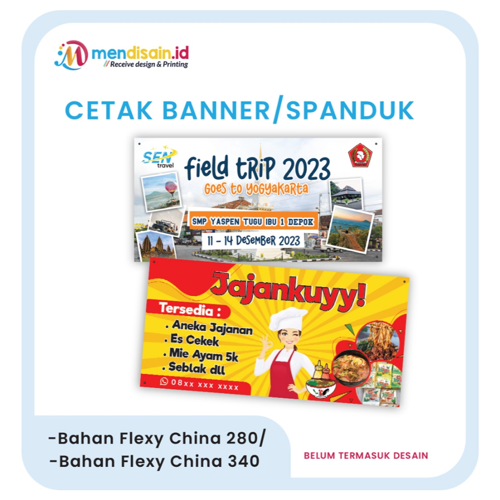 Cetak Spanduk - Cetak Banner - Backdrop - Banner Ulang Tahun - Banner Wisuda - Banner Flexi