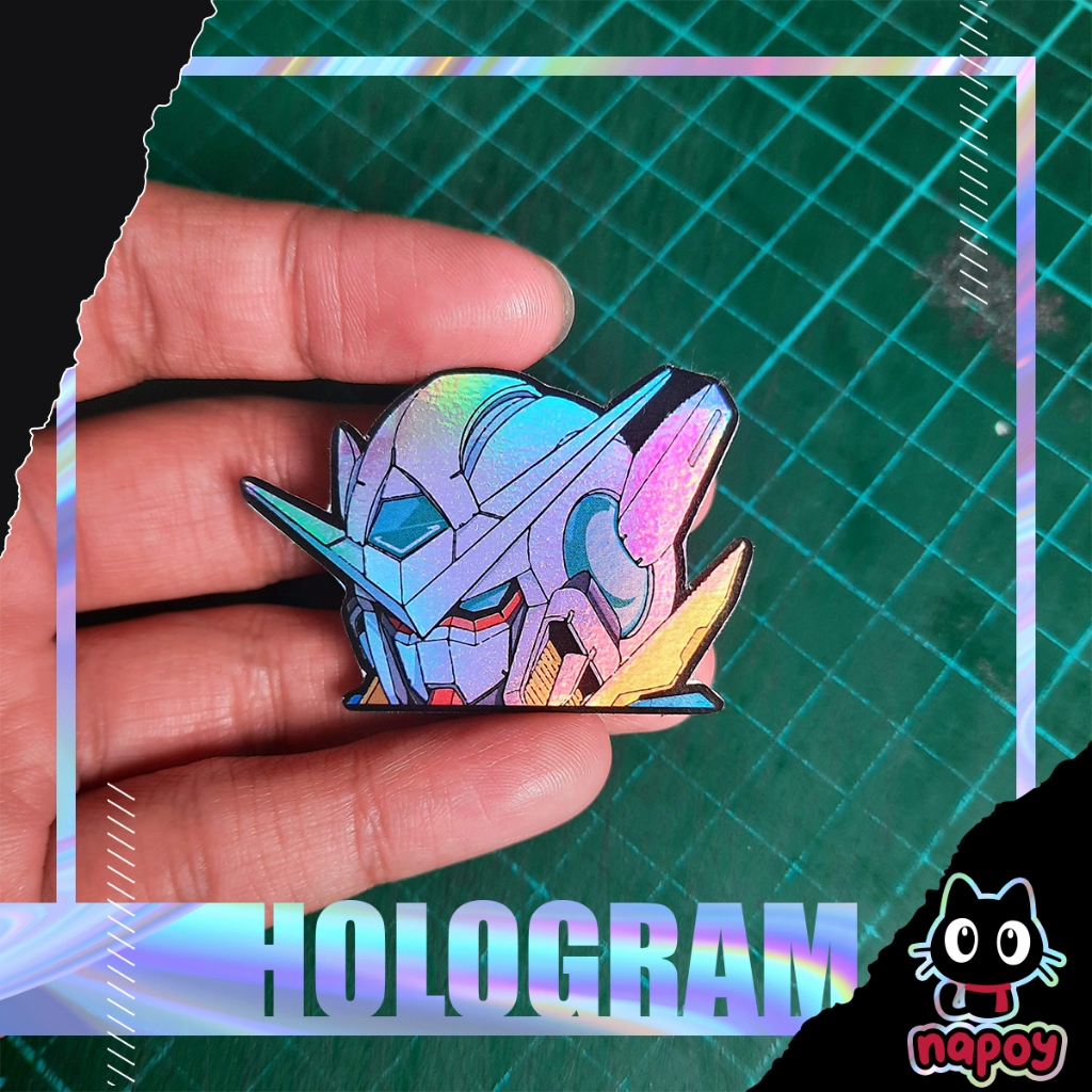 

Stiker Hologram Anime Gundam Exia