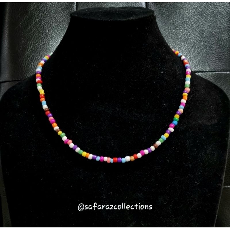 Kalung Choker Bohemian Beads Etnik Necklace Boho Style