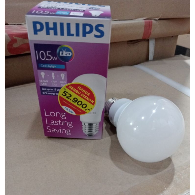 philips led bulb lampu LED Philips bulb 10,5w NEW promo LED Philips